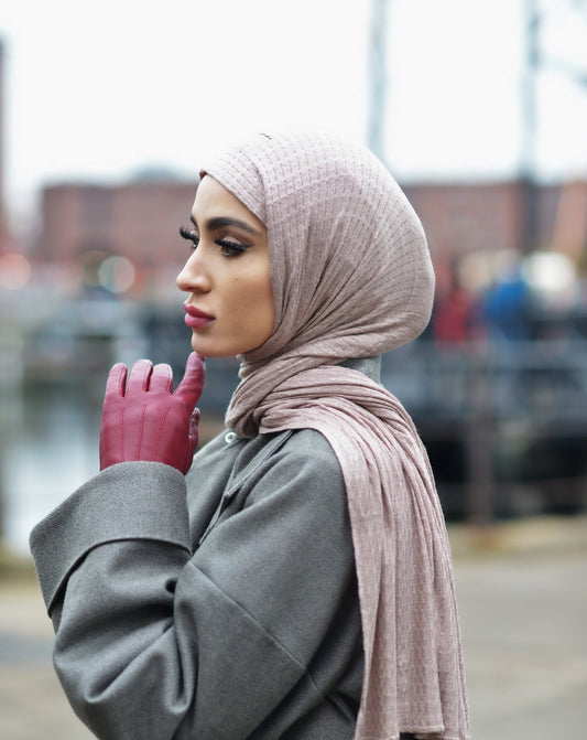 Striped Turkish Cotton with Crystals