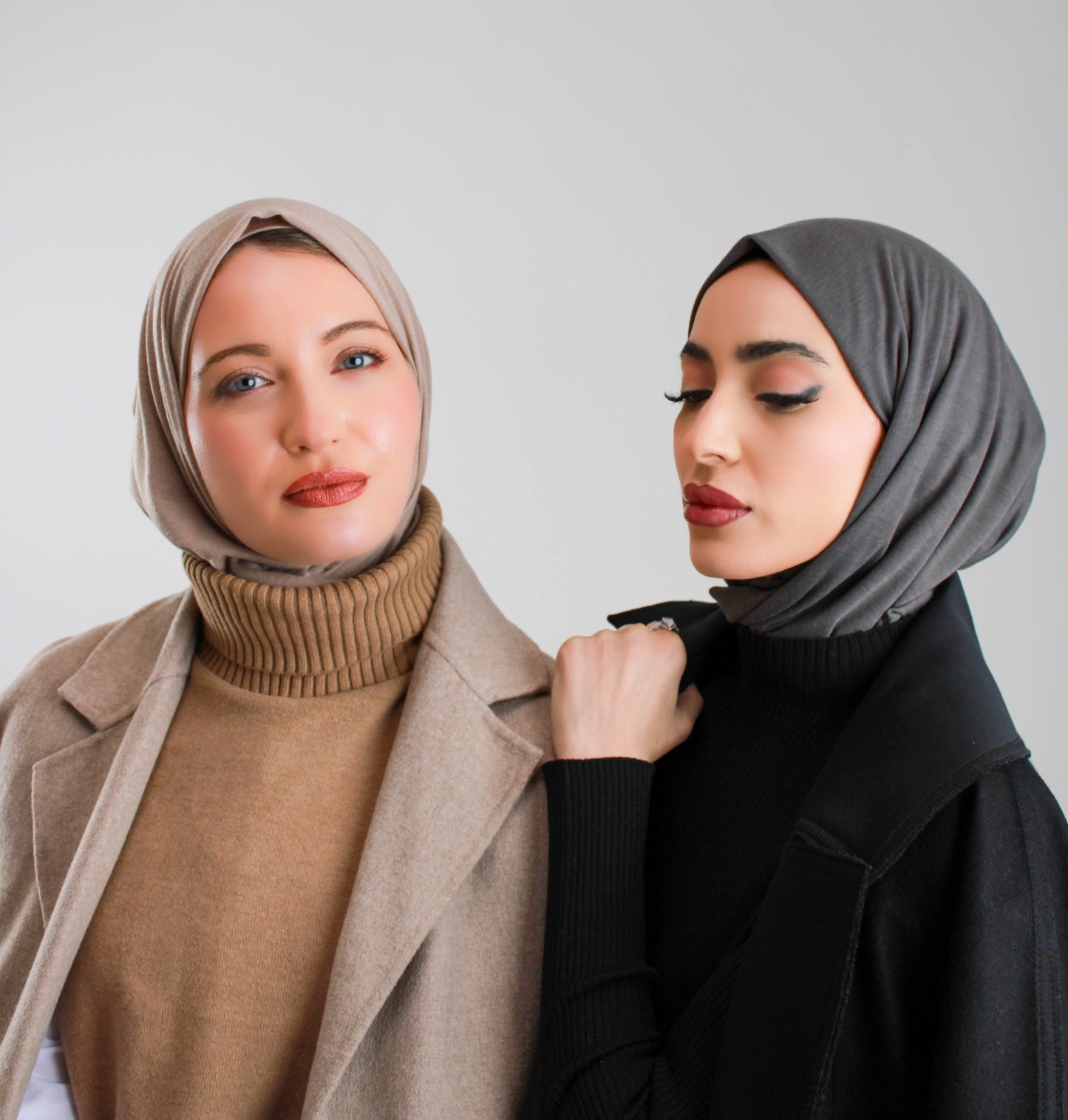 NEW Jersey Pull on Instant hijab - حجاب قطن ياباني مع سير