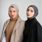 NEW Jersey Pull on Instant hijab - حجاب قطن ياباني مع سير