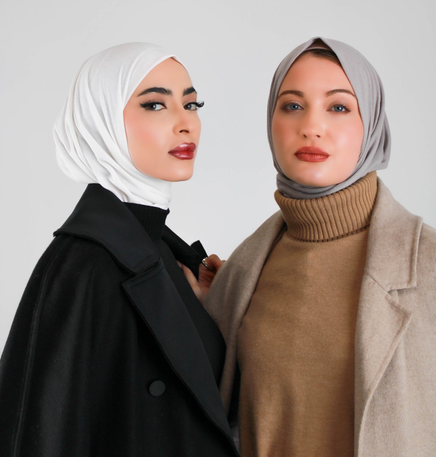 NEW Jersey Pull on Instant hijab - حجاب قطن ياباني مع سير