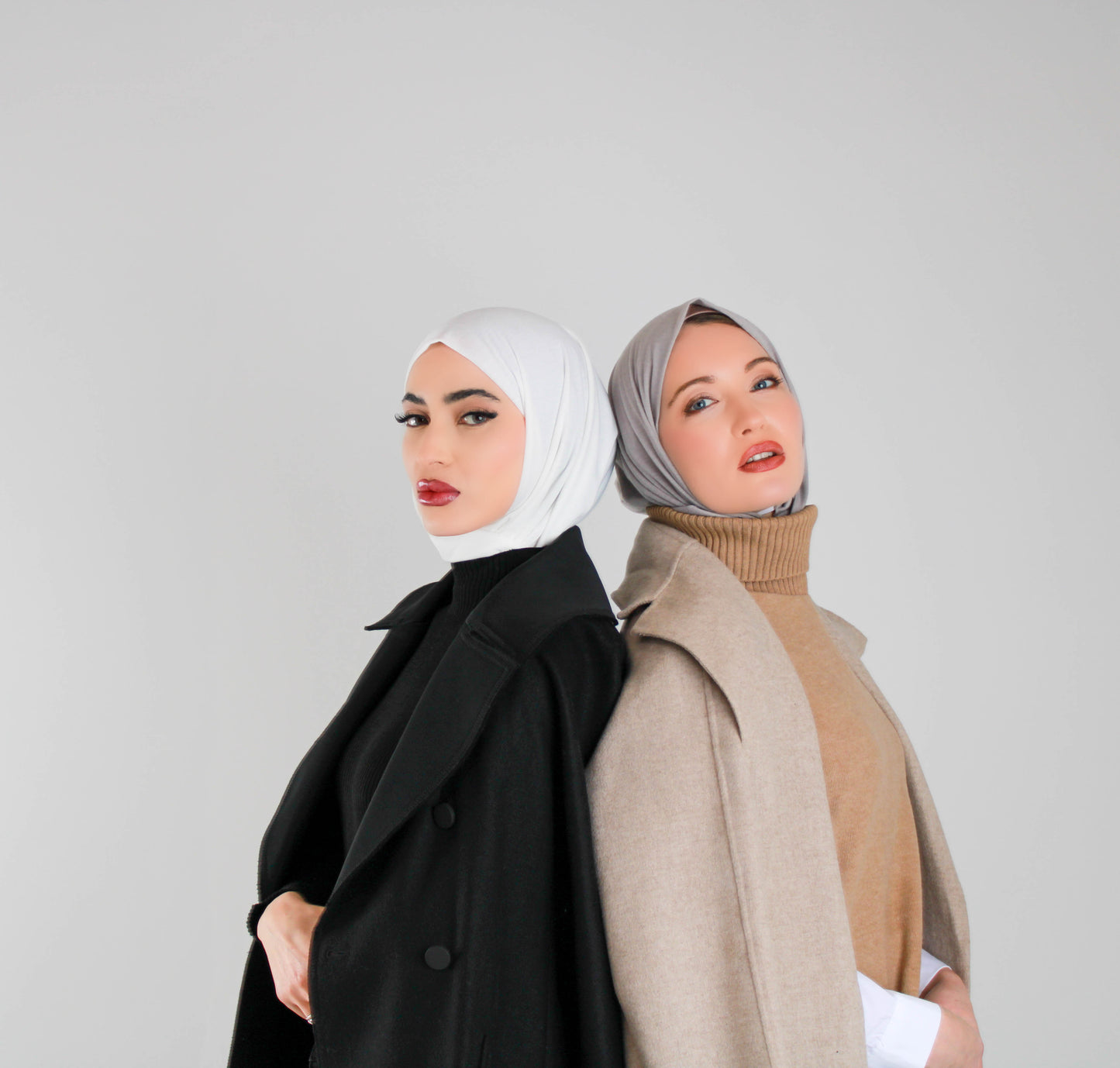 NEW Jersey Pull on Instant hijab - حجاب قطن ياباني مع سير