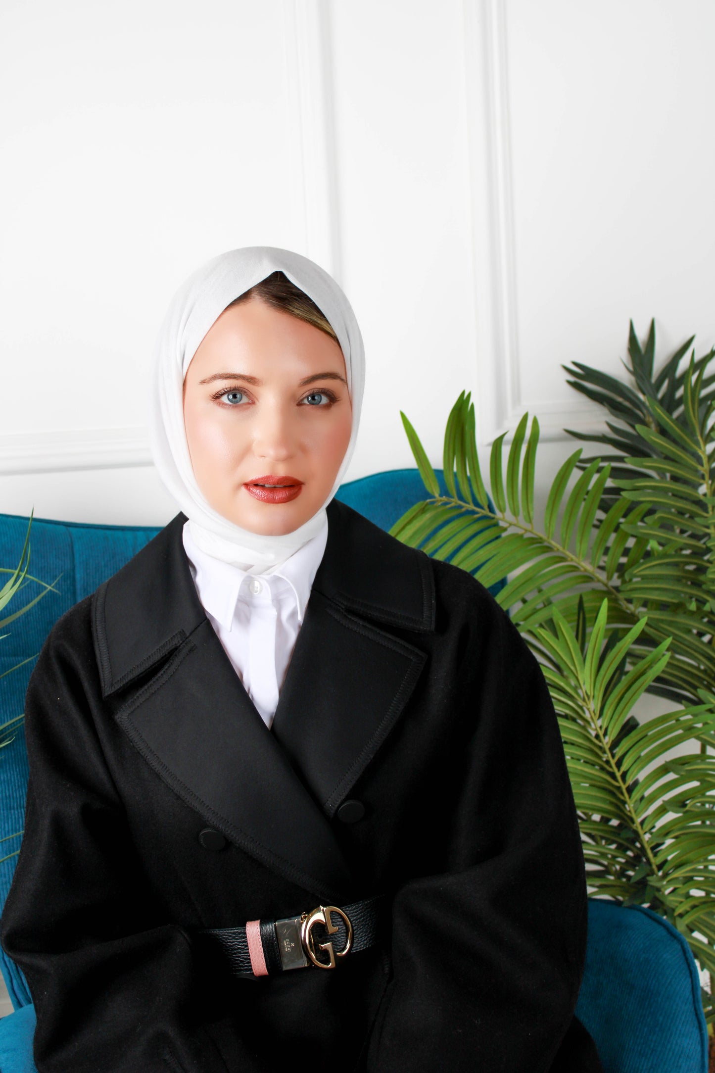 New Pull on Instant hijab - حجاب قطن تركي مع سير