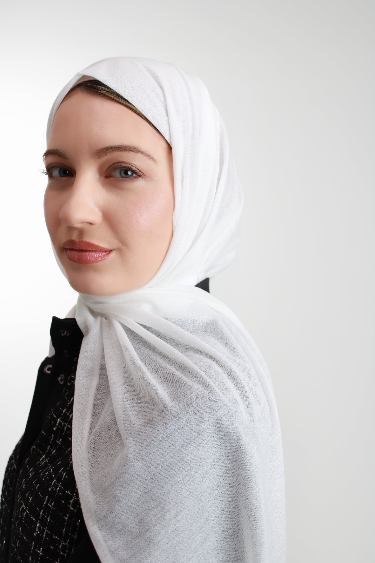 حجاب قطن تركي مع طباقي NEW Folded Turkish cotton (TABAGI)