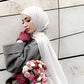 حجاب قطن تركي مع طباقي NEW Folded Turkish cotton (TABAGI)